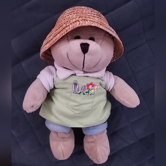 STARBUCKS BEARISTA BEAR - GARDENER BEAR - 2006 - VGC. exclusive Starbucks - Picture 3 of 11